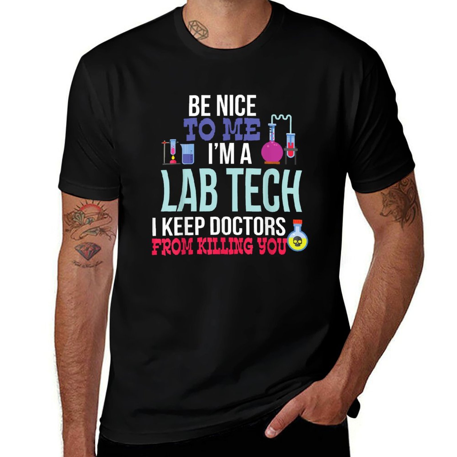 Medical Laboratory Technician - Maglietta Divertente per Tecnico di Laboratorio