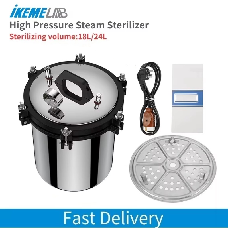 Laboratory Centrifuge - IKEME 18/24L Autoclave portatile Macchina Riscaldamento