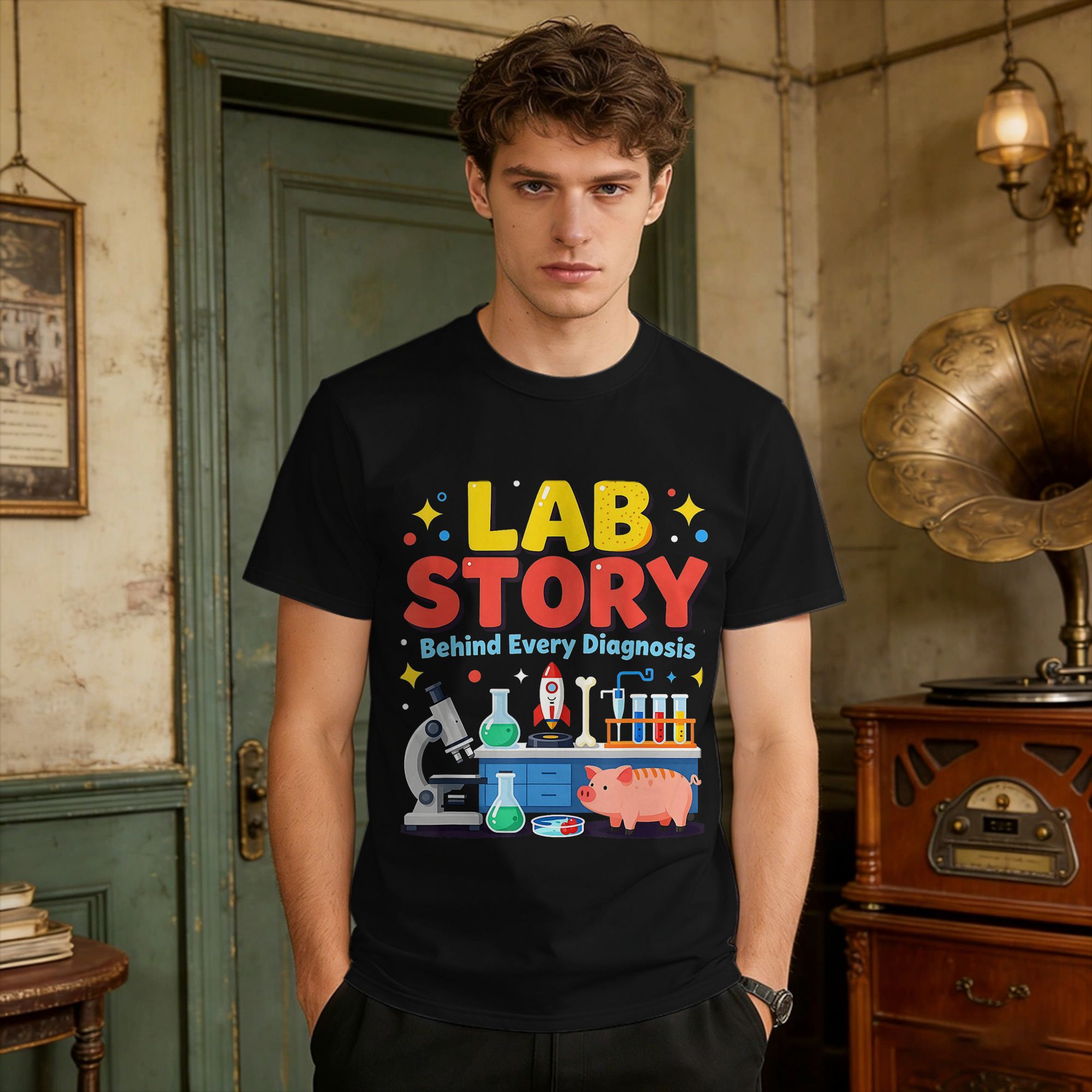 T-shirt da uomo per tecnici di - Medical Laboratory Technician recensione e prezzo