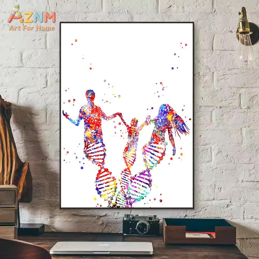 AZNM Stampa su tela colorata c - Medical Lab Posters recensione e prezzo