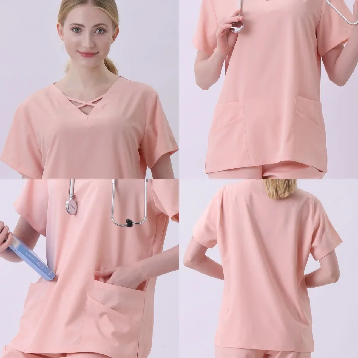 Tinta unita Scrub Top Pet Hosp - Medical X recensione e prezzo